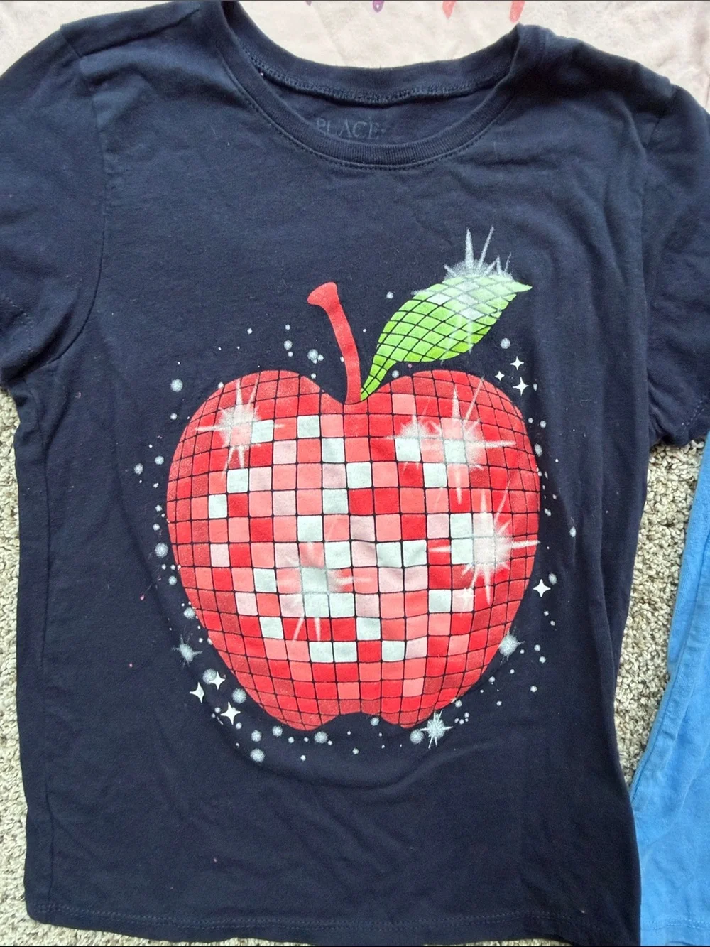 4 - Children's Place Girls' size medium 7/8 Short Sleeve Tees